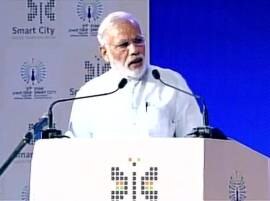 PM Modi launches Smart City Projects PM Modi launches Smart City Projects