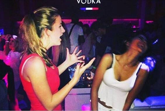 Well, we can say Navya is truly a party animal! 