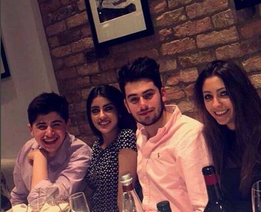Navya with her friends, having party fun