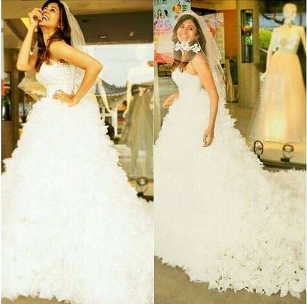 Well, Kishwer you do make a pretty Bride in white dress! Don’t you guys agree?