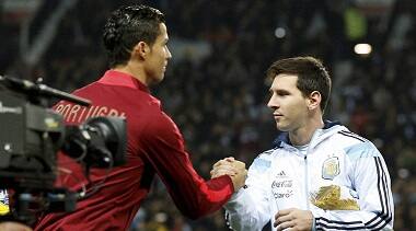 When Lionel broke Cristiano Ronaldo's one day old Champion's League record. (Image Courtesy: AP)