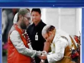 Viral Sach: The reality of Asaduddin Owaisi and Amit Shah’s picture of friendship  Viral Sach: The reality of Asaduddin Owaisi and Amit Shah’s picture of friendship