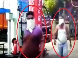 Watch: Unidentified men create ruckus at petrol pump in Ahmedabad Watch: Unidentified men create ruckus at petrol pump in Ahmedabad