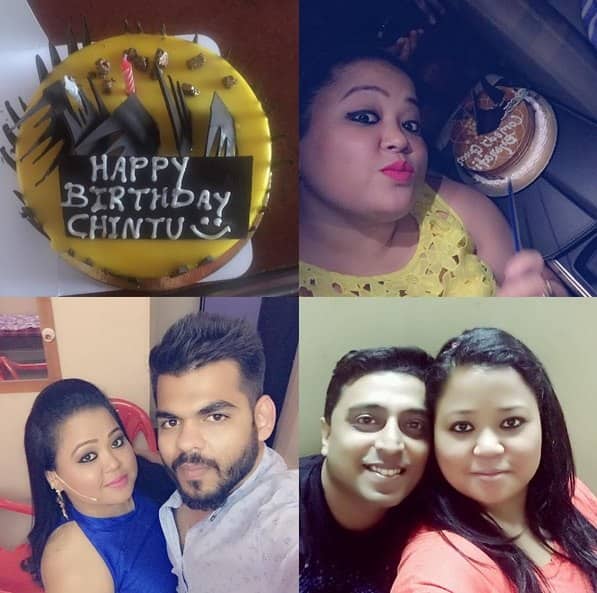 A special cake was also arranged by Harsh. Friends of the ace comedian were also a part of her birthday celebration.