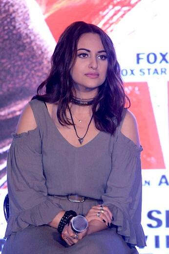 Bollywood actor Sonakshi Sinha during the trailer launch of film Akira, in Mumbai, India on July 4, 2016. (Gautam Salvi/SOLARIS IMAGES)