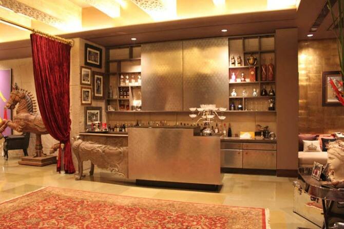 This room, however, acts as a passage way to other rooms in their home and has been decorated keeping in mind the colours and tones of the rest of the house!
