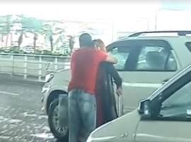 Vivek and Divyanka hug each other for last time at Mumbai AIRPORT before WEDDING  Vivek and Divyanka hug each other for last time at Mumbai AIRPORT before WEDDING