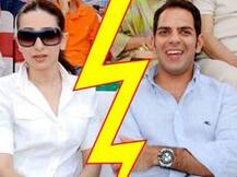 Karisma Kapoor’s ex-husband gets angry after he saw her with another man!
