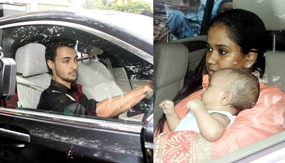 Arpita Khan and her husband Ayush Sharma