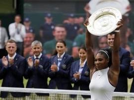 22! Serena Williams tops Kerber at Wimbledon, ties Graf's Slam mark 22! Serena Williams tops Kerber at Wimbledon, ties Graf's Slam mark
