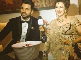 Check out Mrs Divyanka Vivek Dahiya's ravishing look during her reception in Chandigarh Check out Mrs Divyanka Vivek Dahiya's ravishing look during her reception in Chandigarh