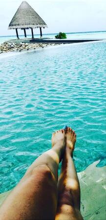 Malaika Arora Flaunts Her Bikini Body During Her Maldives Trip