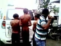 Watch: Cow protection vigilantes beat 4 men black & blue publically with iron rod