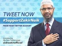 Facing probe, Zakir Naik seeks support through Twitter, Facebook