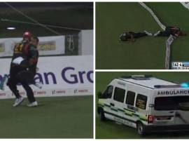 VIDEO: Cricketer admitted to hospital after horror head clash on field VIDEO: Cricketer admitted to hospital after horror head clash on field