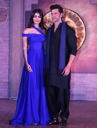 Hrithik and Pooja