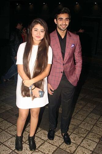Television actors Aditi Bhatia and Abhishek Verma during the wedding reception of Divyanka Tripathi and Vivek Dahiya, in Mumbai, India on July 14, 2016. (Nikesh Gurav/SOLARIS IMAGES)