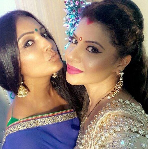 Actress Meghna Naidu was also spotted at their Wedding reception.