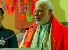 PM Modi addresses a rally at Gorakhnath temple, Uttar Pradesh