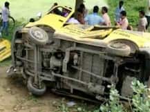 8 children killed as van hit by train at unmanned crossing