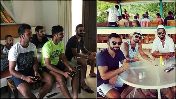 Team India Enjoys PlayStation And Caribbean Beaches After First Test Win Team India Enjoys PlayStation And Caribbean Beaches After First Test Win