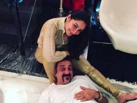 Sanjay Dutt’s  wife Maanyata poses with ‘assault rifle’ Sanjay Dutt’s  wife Maanyata poses with ‘assault rifle’