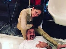 Sanjay Dutt’s wife Maanyata poses with ‘assault rifle’