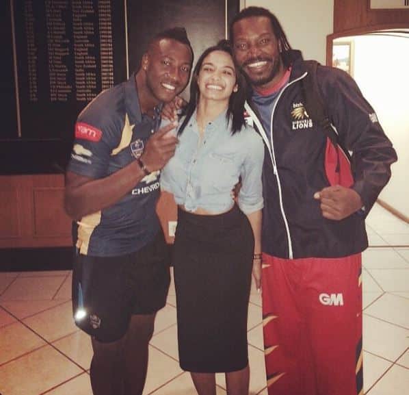 Wherever Russell goes on cricket tours, Jassym always accompanies him