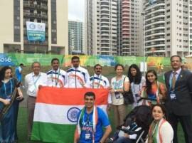 Rio Olympics: Indian flag hoisted at Olympic Village Rio Olympics: Indian flag hoisted at Olympic Village