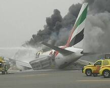 Plane Explodes After Emergency Landing At Dubai Airport