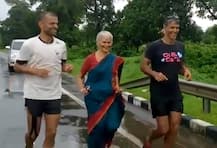 Milind Soman’s Mother Joins Him On His Ahmedabad-Mumbai Run