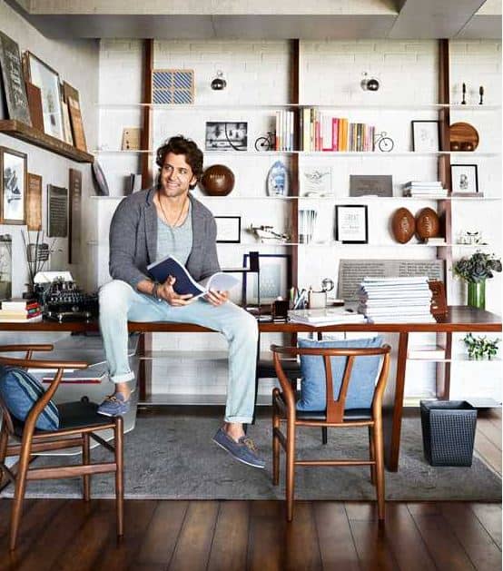 This is Hrithik's home office which has stack pf scripts!