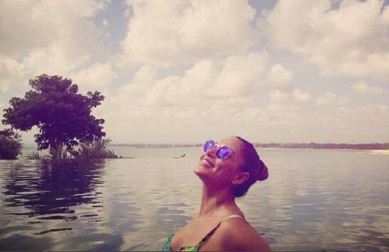 She has shared some super hot bikini pictures from Bali, Indonasia on her Instagram account