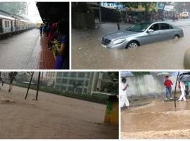 LIVE: Heavy rains lash Mumbai; road, rail, air traffic hit LIVE: Heavy rains lash Mumbai; road, rail, air traffic hit