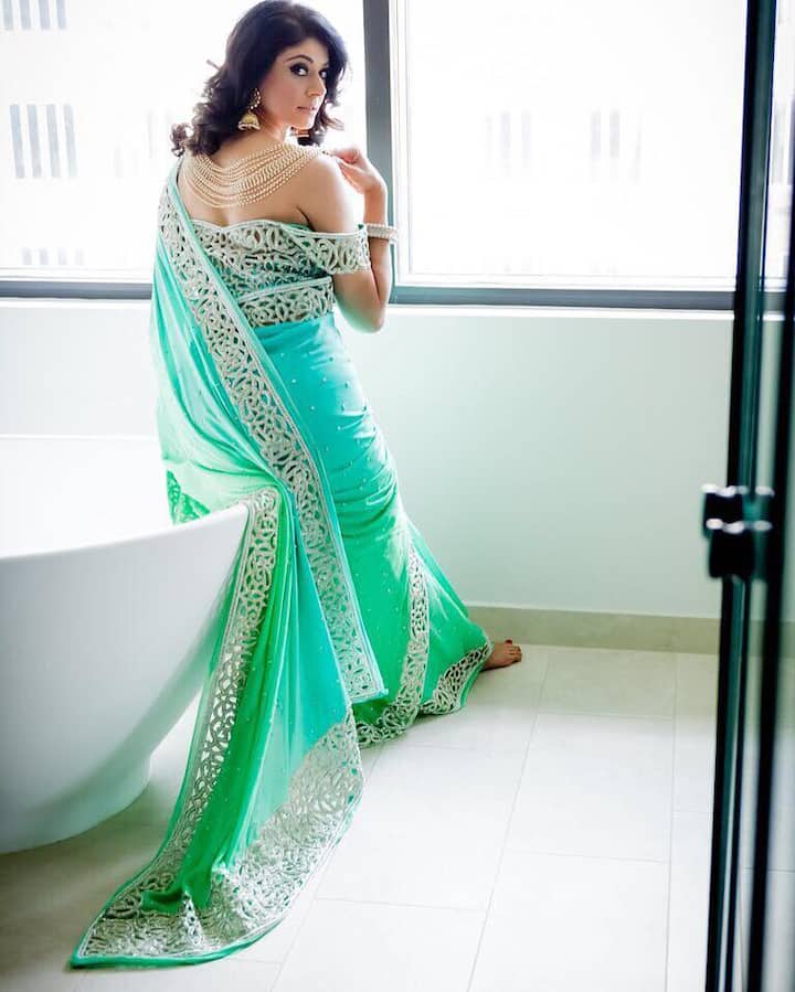  She is an ambassador for Parag Sarees