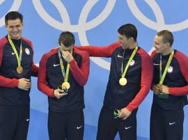 Crying Americans: US swimmers get emotional at Rio Olympic Games  Crying Americans: US swimmers get emotional at Rio Olympic Games