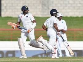 Ashwin, Saha defy Windies, guide India to 234/5 in third Test Ashwin, Saha defy Windies, guide India to 234/5 in third Test