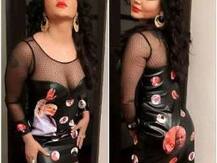 WWHHATT?: Rakhi Sawant went to an Independence Day function in a dress with PM Narendra Modi's faces on it!