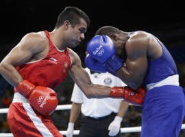 Rio Olympics: Vikas Krishan avenges London Olympics defeat, out punches American boxer Rio Olympics: Vikas Krishan avenges London Olympics defeat, out punches American boxer
