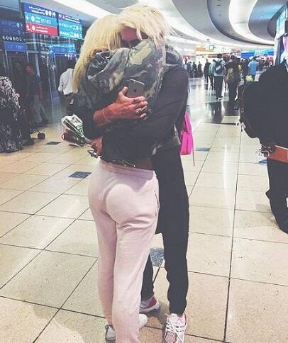 She took to her instagram account to share this picture and captioned, 'After being detained and held at the Dubai airport for over 5 hours, this was the moment my baby came to rescue me. Yesterday was one of the scariest moments of my entire life and I wouldn't wish it upon anyone. How you can be denied entry somewhere just because of who you are is seriously disgusting and also very scary. This further proves the need for CHANGE. I am now on my way to somewhere much more accepting. Safe and sound and happy. I love you guys????'