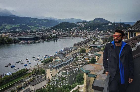 Well! Bollywood’s cool dude Ranveer Singh is currently having full on fun time in Europe 