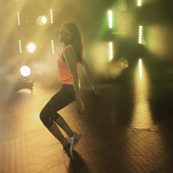Parineeti Chopra rehearsing before the final show!