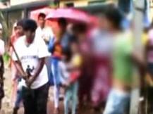 Shocking video! 26-year-old man tied to lamp post, thrashed for stealing mobile
