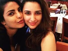 Priyanka Chopra reunites with sister Parineeti in New York Priyanka Chopra reunites with sister Parineeti in New York