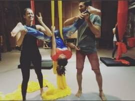 Avika and Manish Raisinghan do aerial silk act! Avika and Manish Raisinghan do aerial silk act!