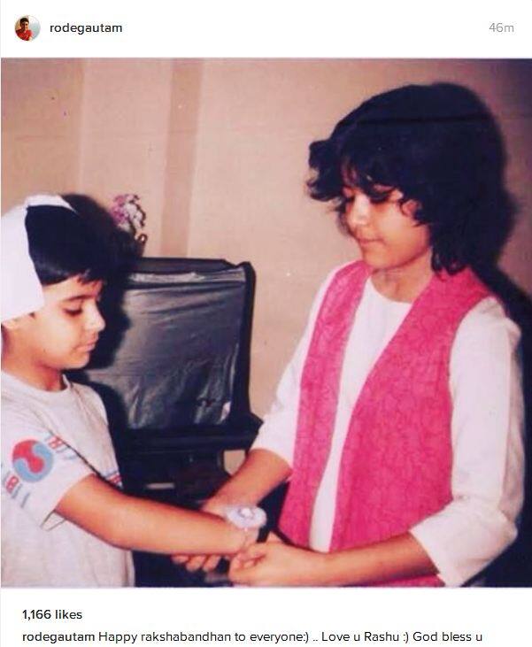 Gautam Rode shared a childhood picture!