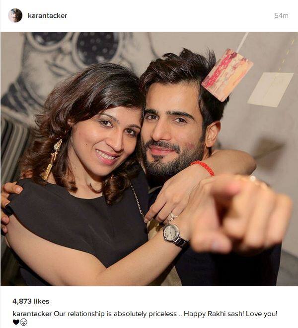 Karan Tacker with his Sister!