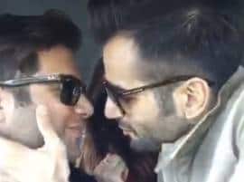 OMG! Karan Tacker almost kisses a guy in a video! OMG! Karan Tacker almost kisses a guy in a video!