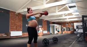 Video: This mother-to-be continues to sweat it out at gym, says she has uploaded footage to inspire others