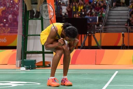 P.V. Sindhu thumped Nozomi Okuhara of Japan to enter the final of the women's singles event of badminton competitions at the Olympic Games